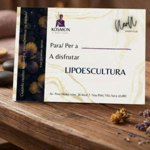 Tarjeta Regalo Lipoescultura – Peeling + Envoltura de Algas + Masaje